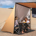 ARB Deluxe Awning Alcove 2 Women using in the day