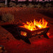 ARB Fire Pit Corten Weather Steel In Use