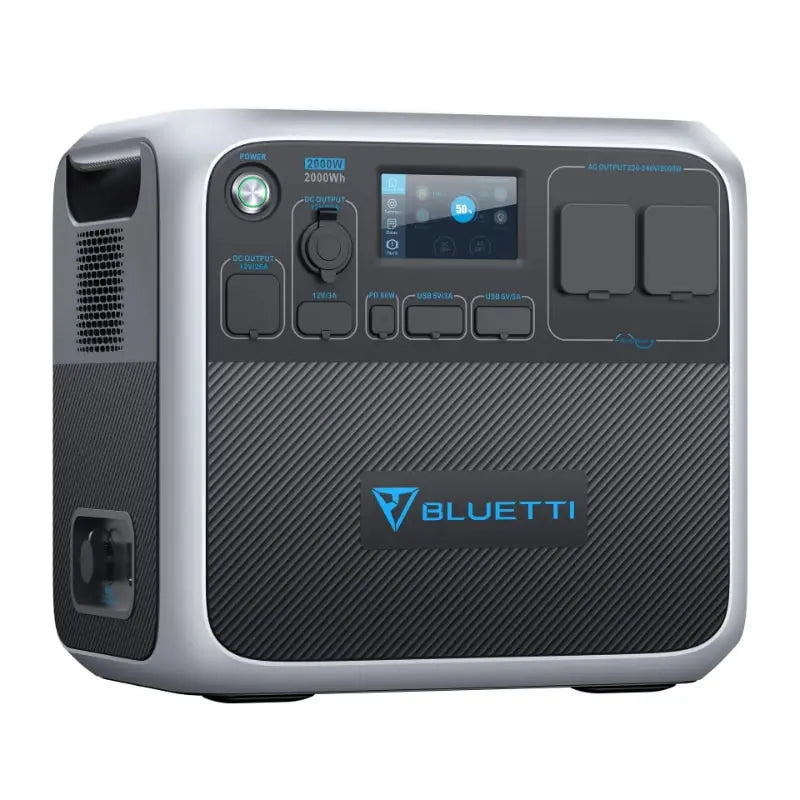 BLUETTI AC200P Portable Power Station Left Angled View