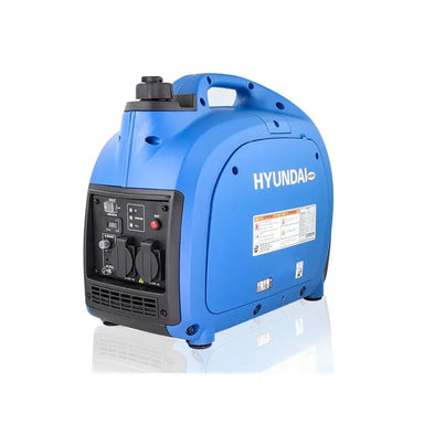 Hyundai 2000W Portable Petrol Inverter Generator  HY2000Si Front  Right Angled View