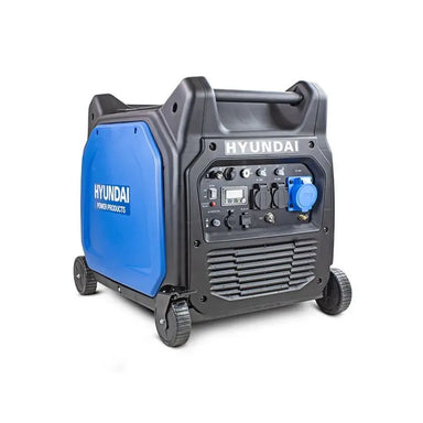 Hyundai 6.6kW Remote Electric Start Petrol Portable Inverter Generator  HY6500SEi Front Left View