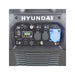 Hyundai 6.6kW Remote Electric Start Petrol Portable Inverter Generator  HY6500SEi Port View