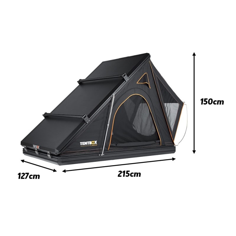 TentBox Cargo Open Dimensions