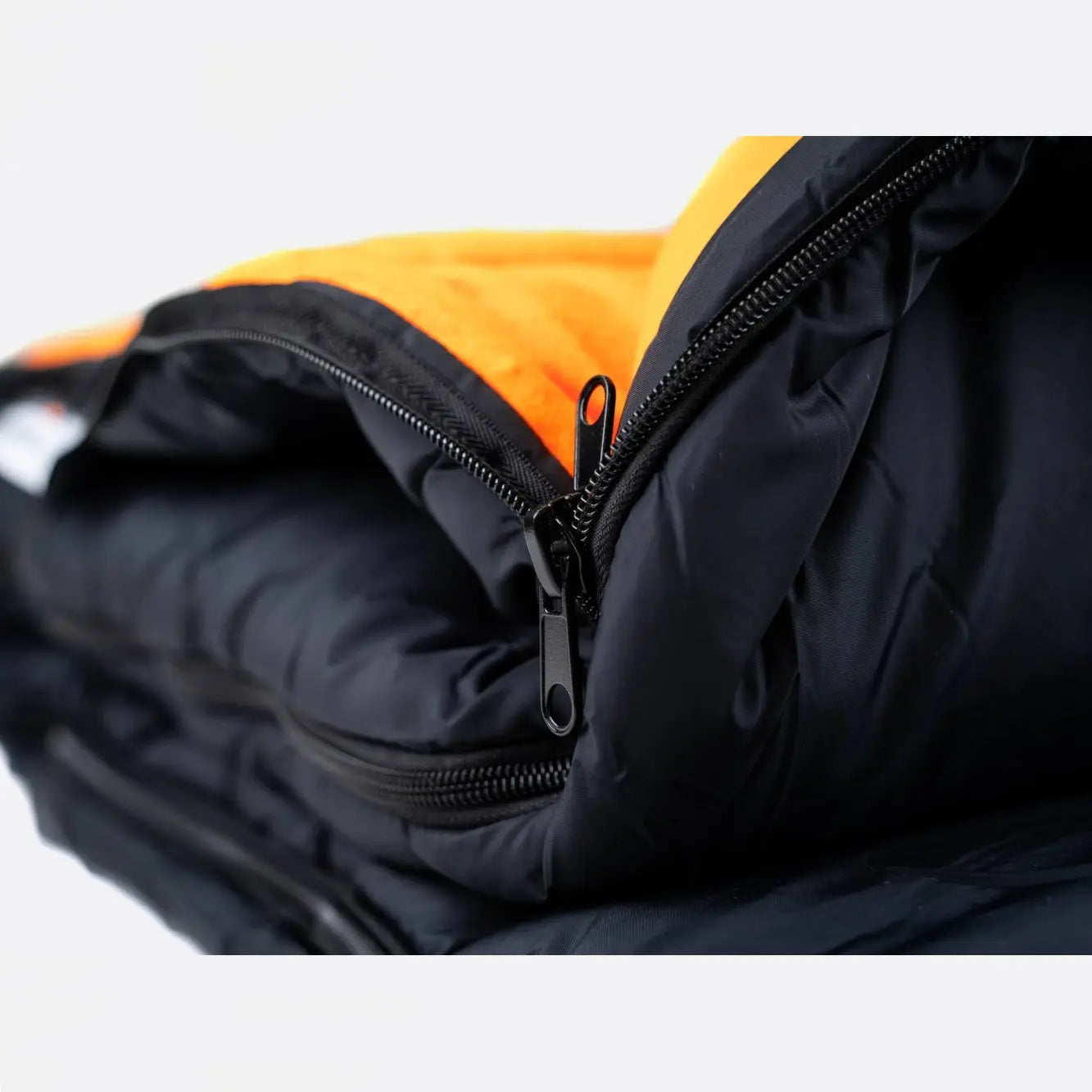 TentBox Sleeping Bag zip feature close up