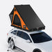 TentBox cargo 2.0 sunset orange open on audi