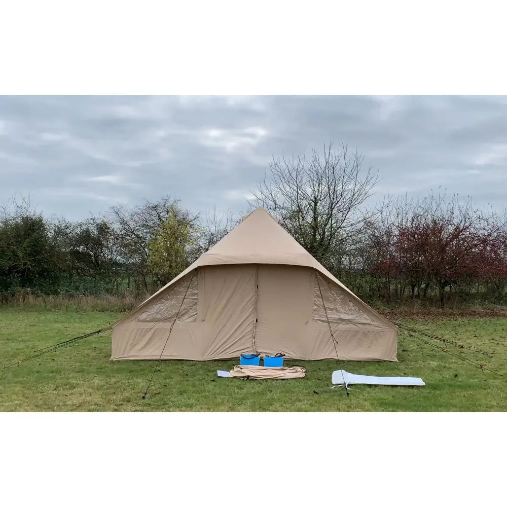 Touareg Bell Tent Door Closed