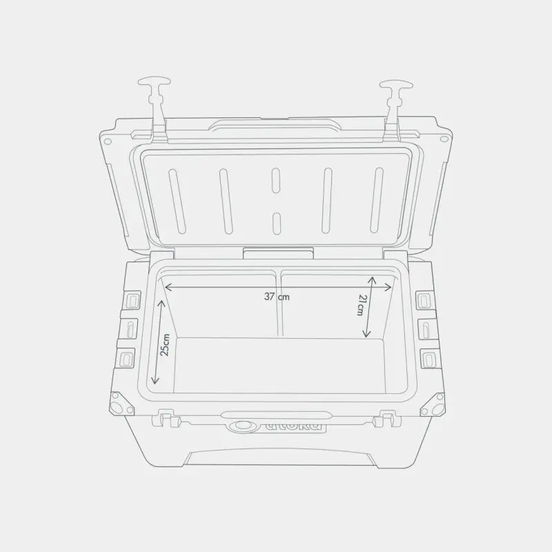 Utoka 20 18L Cool Box Internal Dimension