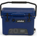 Utoka 20 Blue 18L Cool Box Front View With Lid Closed