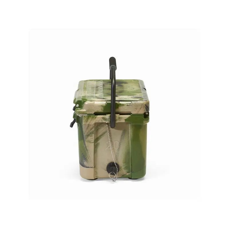 Utoka 20 Camo 18L Cool Box Drain Plug Side View