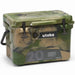 Utoka 20 Camo 18L Cool Box Front Angled View With Lide Closed