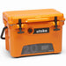 Utoka 20 Orange 18L Cool Box Front Angle View With Lid Closed