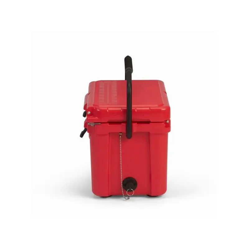 Utoka 20 Red 18L Cool Box Drain Plug Side View