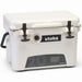 Utoka 20 White 18L Cool Box Front Angle View With Lid Closed