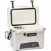 Utoka 20 White 18L Cool Box Front Angle View With Lid open