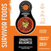 expedition foods tin of spaghetti bolognese front label