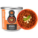 expedition foods tin of spaghetti bolognese with cooked meal in bowl