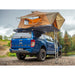 The ARB Flinders Rooftop tent and the awning set up on vehicle on the beach