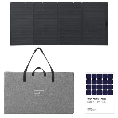 EcoFlow 400W Solar Panel And Carry Bag Front View