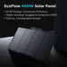 EcoFlow 400W Solar Panel Information View