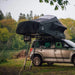 Latitude Pioneer Rooftop Tent Black On Car Side View