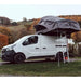 Latitude Pioneer XL Rooftop Tent Dark Grey On Van Side View