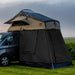 Latitude Pionner Rooftop Tent Ground Floor Extension Side View