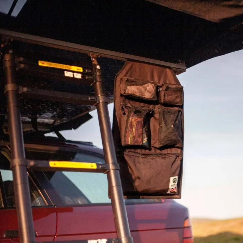 Latitude Rooftop Tent Camp Caddy In Use